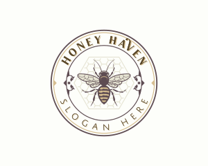 Bee Apothecary Beehive logo design