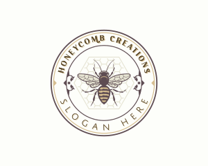 Bee Apothecary Beehive logo design