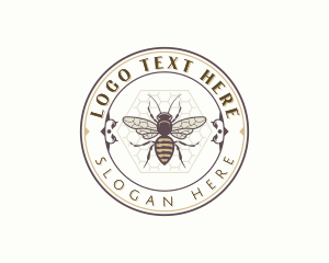 Honey Dipper - Bee Honey Apothecary logo design