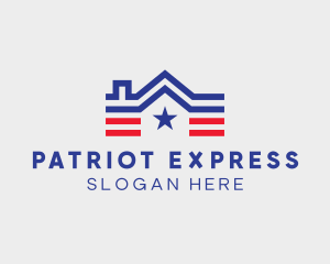 Nationalist - American Roof Property logo design