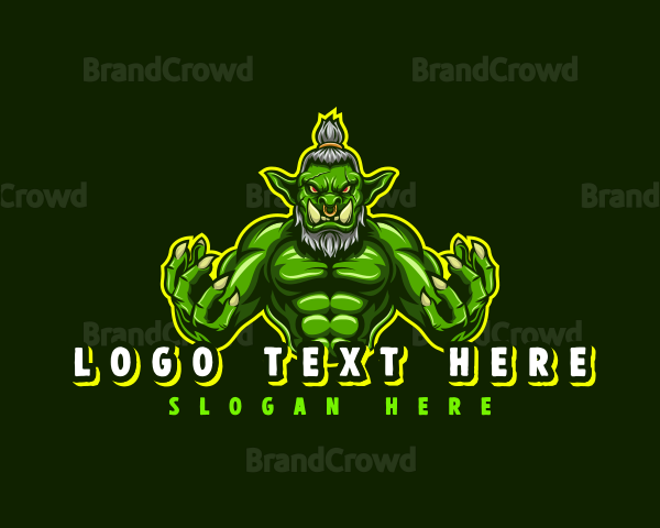 Mythical Monster Ogre Logo