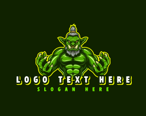 Gaming - Mythical Monster Ogre logo design