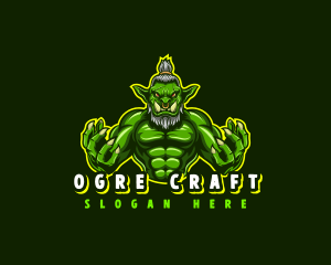 Mythical Monster Ogre logo design