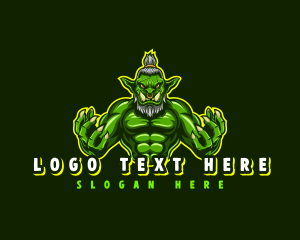 Mythical Monster Ogre Logo