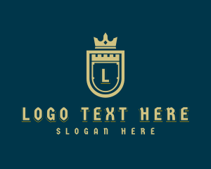 Emblem - Luxury Shield Hotel logo design