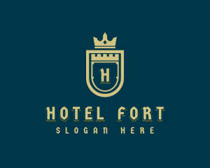 Luxury Shield Hotel logo design