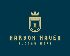 Luxury Shield Hotel logo design