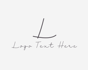 Handwriting - Fashion Business Brand logo design