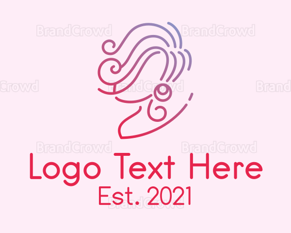 Minimalist Stylish Lady Logo
