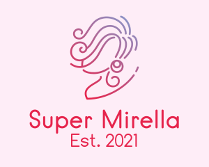 Model - Minimalist Stylish Lady logo design