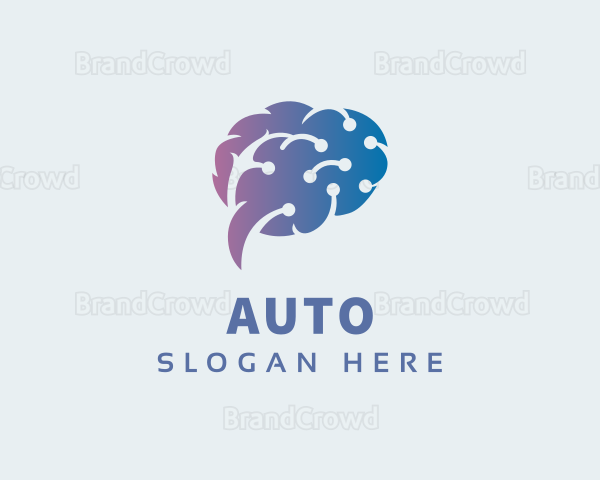 Brain Circuit Connection Logo