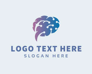 Psychologist - Brain Circuit Connection logo design