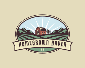 Organic Produce Homestead logo design