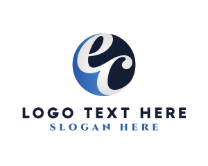 Monogram - Pharmaceutic Monogram Letter EC logo design