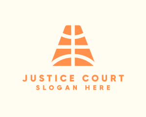 Court - Basketball Sport Court logo design
