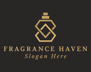 Elegant Fragrance Bottle  logo design