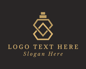 Aroma - Elegant Fragrance Bottle logo design