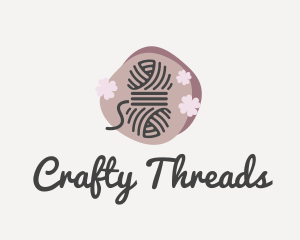 Handcrafter Embroidery Yarn logo design