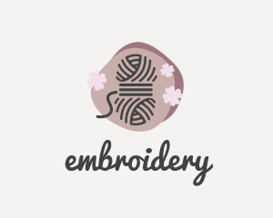 Handcrafter Embroidery Yarn logo design