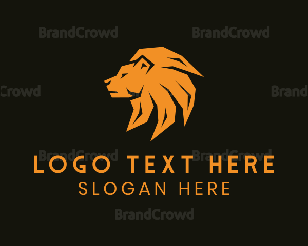 Lion Head Business Logo