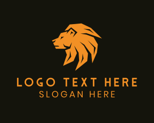 Zoology - Lion Head Business logo design