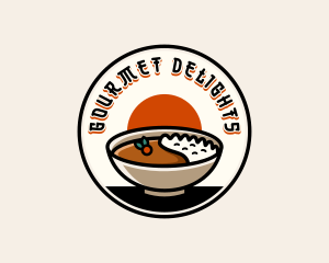 Japanese Curry Restaurant logo design