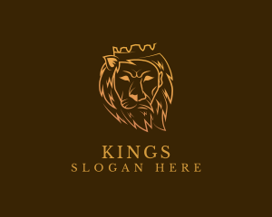 Wildlife King Beast logo design