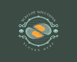 Scallop - Seafood Mussel Restaurant logo design