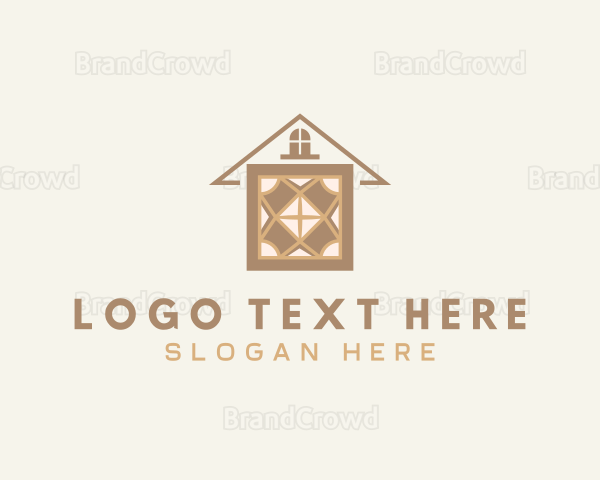 Tile Flooring Pattern Logo