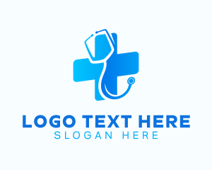 Healthcare - Medical Stethoscope Pharmacy logo design