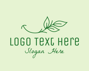 Organic Products - Nature Branch Smile logo design