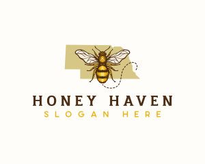 Nebraska Honeybee Apiary logo design