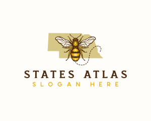 Nebraska Honeybee Apiary logo design