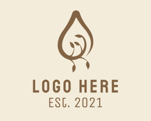 Essence - Essential Oil Drop logo design