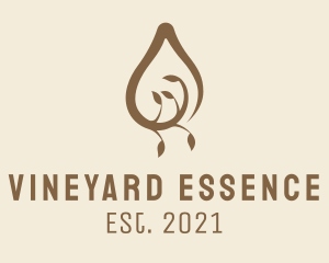 Essential Oil Drop  logo design