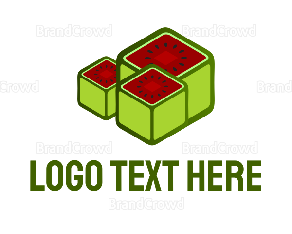 Watermelon Fruit Cubes Logo