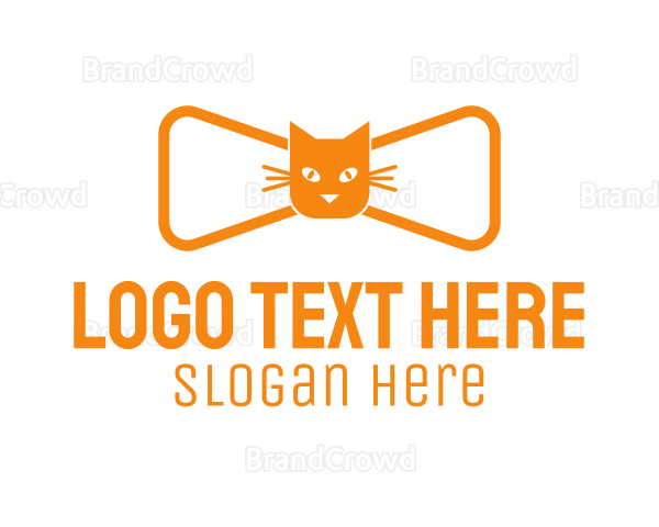 Cat Bow Tie Logo