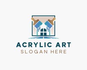 Acrylic - Paint Brush Handyman logo design