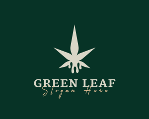 Weed - Weed Marijuana Drip logo design