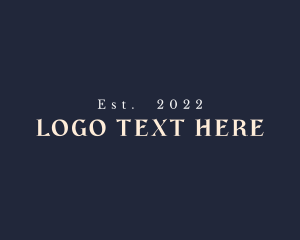 Professional Business Serif logo design
