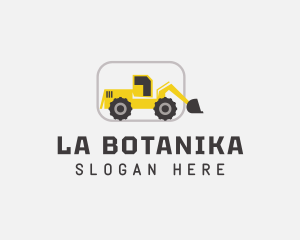 Backhoe Contractor Machinery Logo