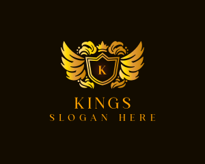 Royal Shield Crown logo design