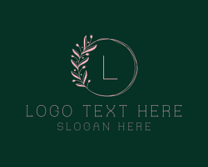 Letter - Floral Cosmetics Makeup Bouique logo design