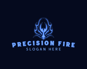 Dragon Fire Monster logo design