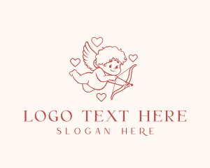 Website - Cupid Cherubim Angel logo design