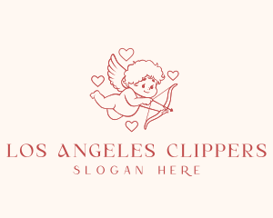 Cupid Cherubim Angel logo design