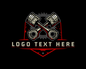 Engineer - Piston Cog Engine logo design