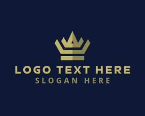 Elgant - Crown Luxury Wealth logo design