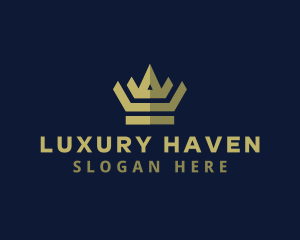 Glamorous - Crown Luxury Wealth logo design