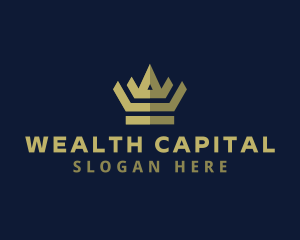 Crown Luxury Wealth logo design